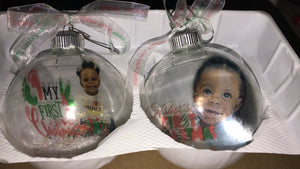 Custom Glass Floating Ornament